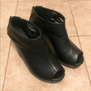 Torrid open toe booties